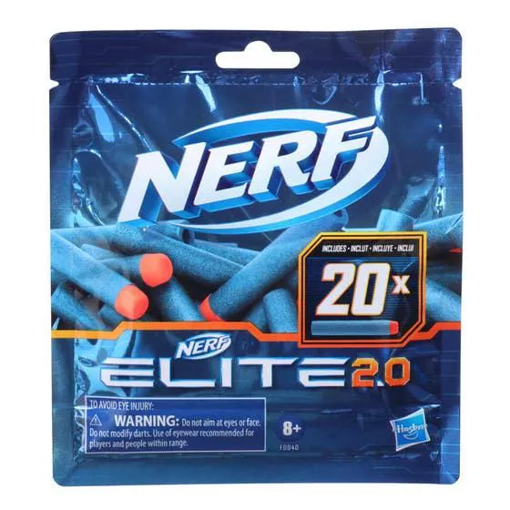 Hasbro Nerf Refill 20 Dardos F0040