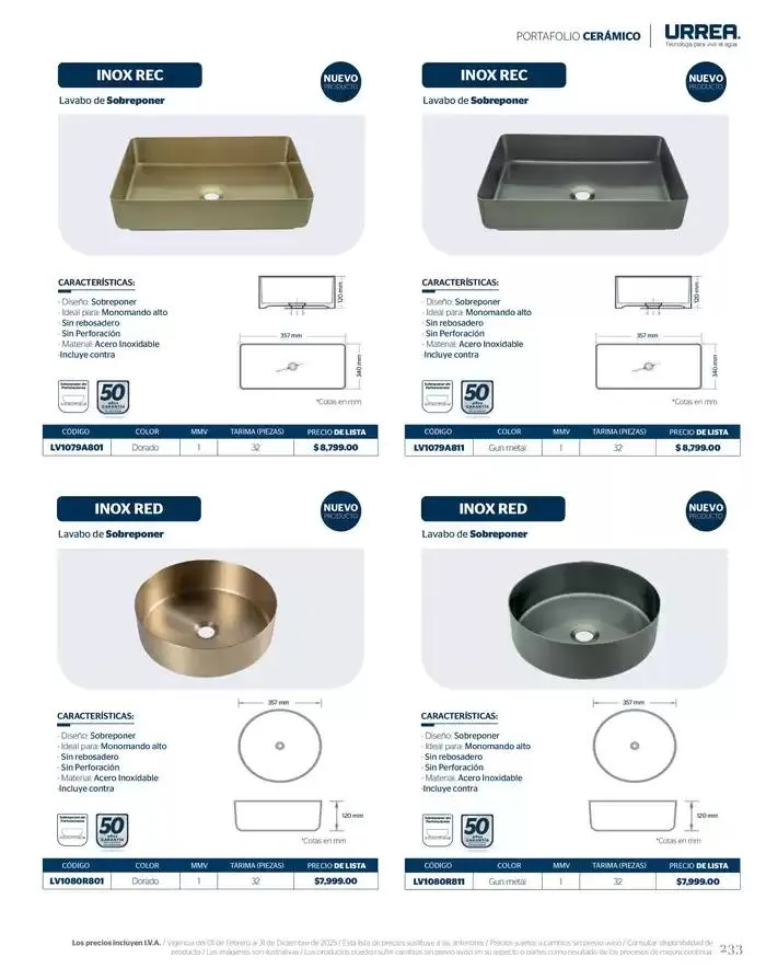 Catálogo de Catálogo Residencial 2025 28 de febrero al 28 de febrero 2026 - Pagina 239