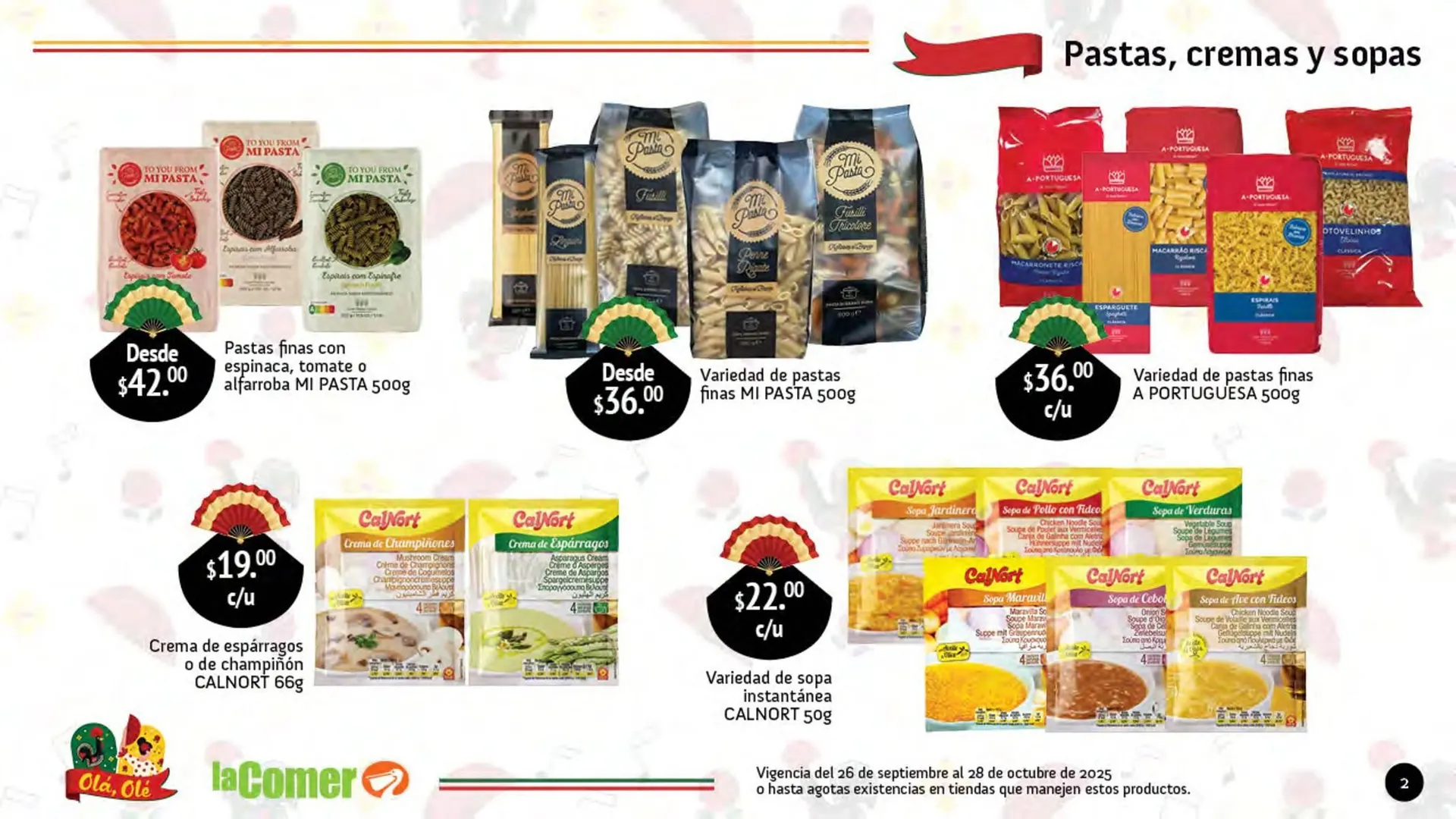 Catálogo de Folleto La Comer 26 de septiembre al 28 de octubre 2025 - Pagina 2
