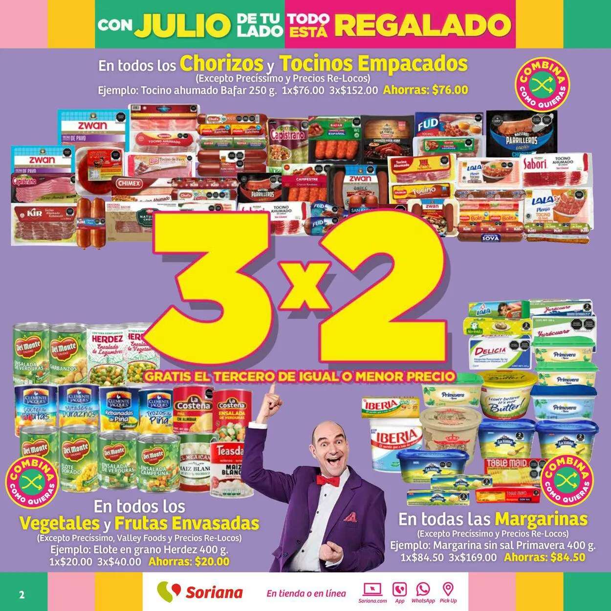 Catálogo de Soriana - Folleto Julio Regalado Super Nacional Oferta actual 20 de julio al 26 de julio 2023 - Pagina 2