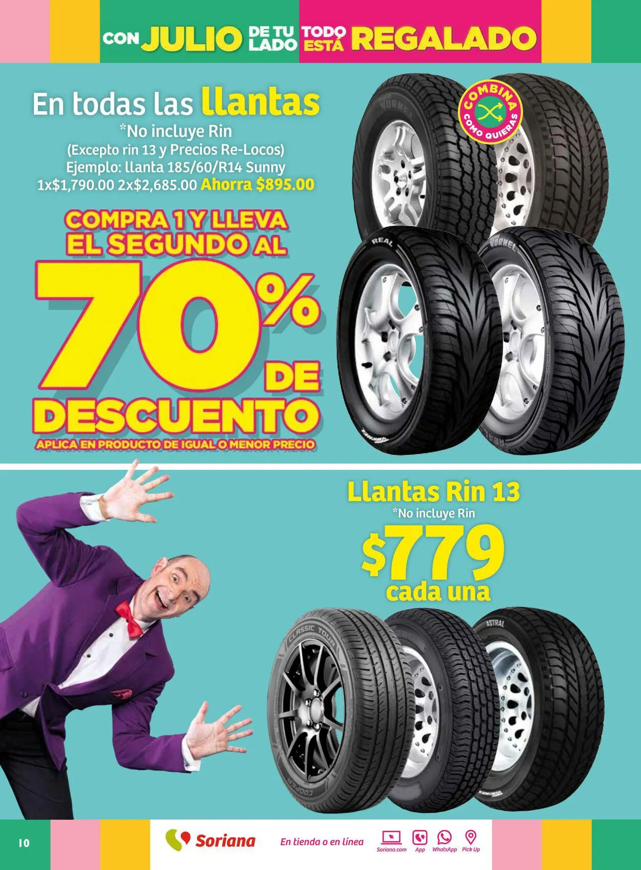 Catálogo de Soriana - Folleto Julio Regalado Mercado Nacional Oferta actual 13 de julio al 20 de julio 2023 - Pagina 10