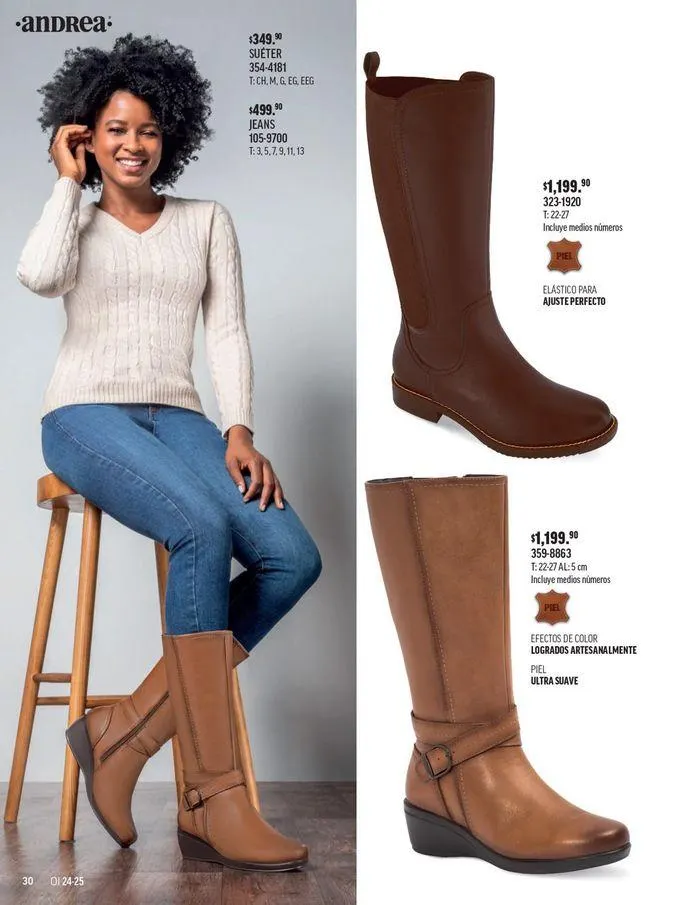 Catálogo de ANDREA - CALZADO DAMA 26 de agosto al 25 de enero 2025 - Pagina 122
