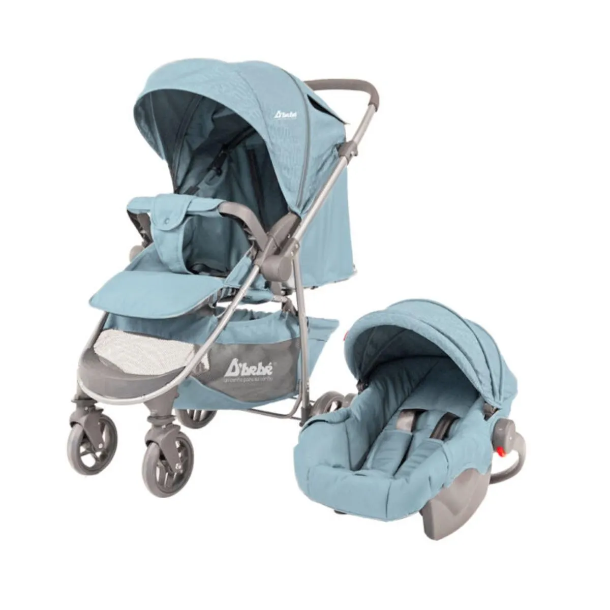 CARRIOLA Travel System MANGO REVERSIBLE SIMPLE MAX AQUA