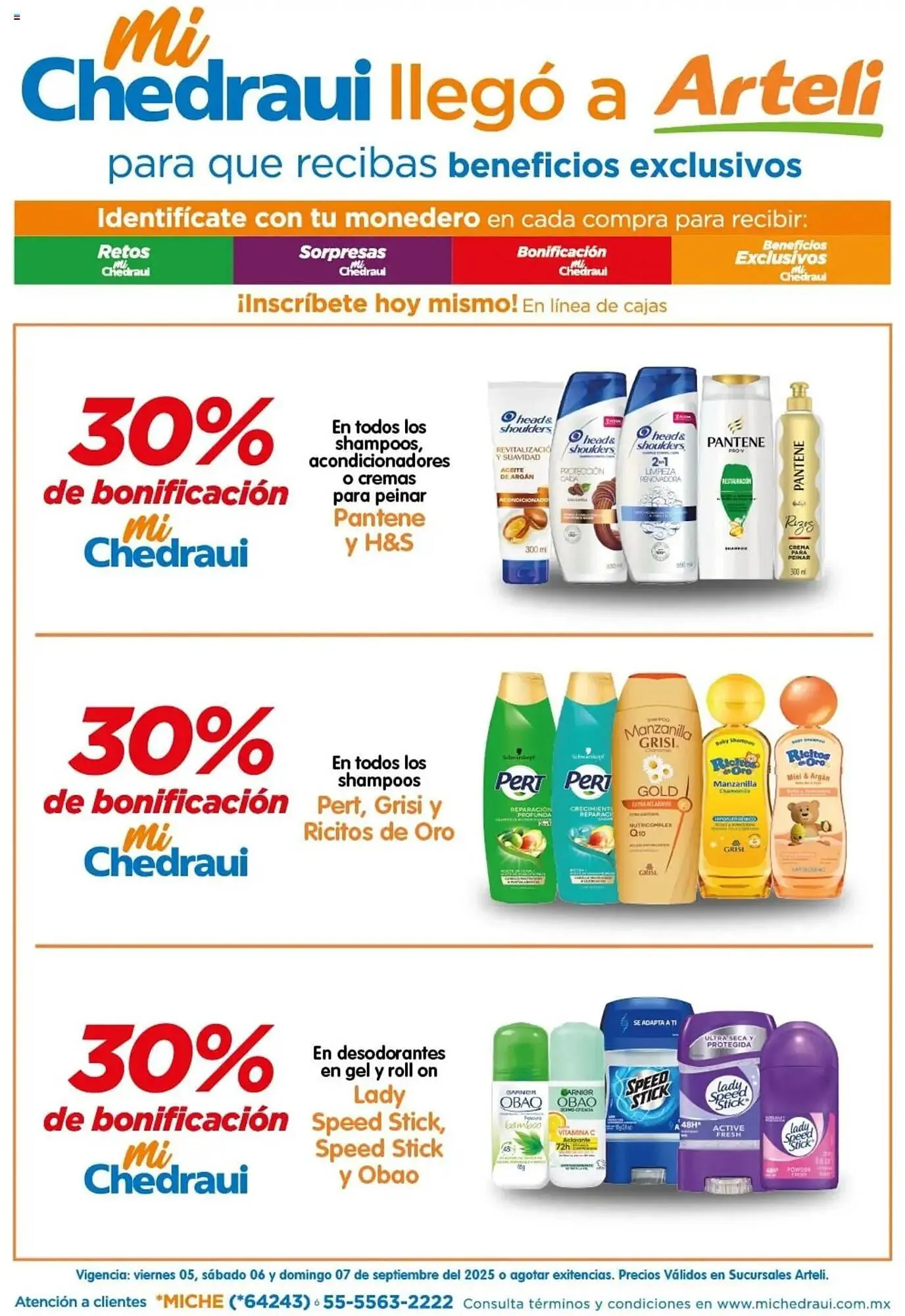 Catálogo de Folleto Arteli 5 de septiembre al 7 de septiembre 2025 - Pagina 1