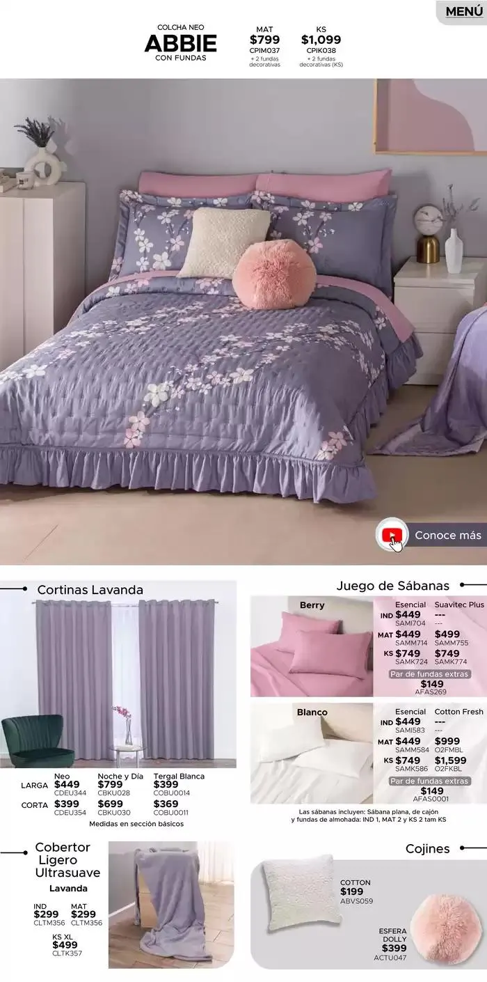 Catálogo de Catálogo Invierno 2 de octubre al 31 de diciembre 2024 - Pagina 136