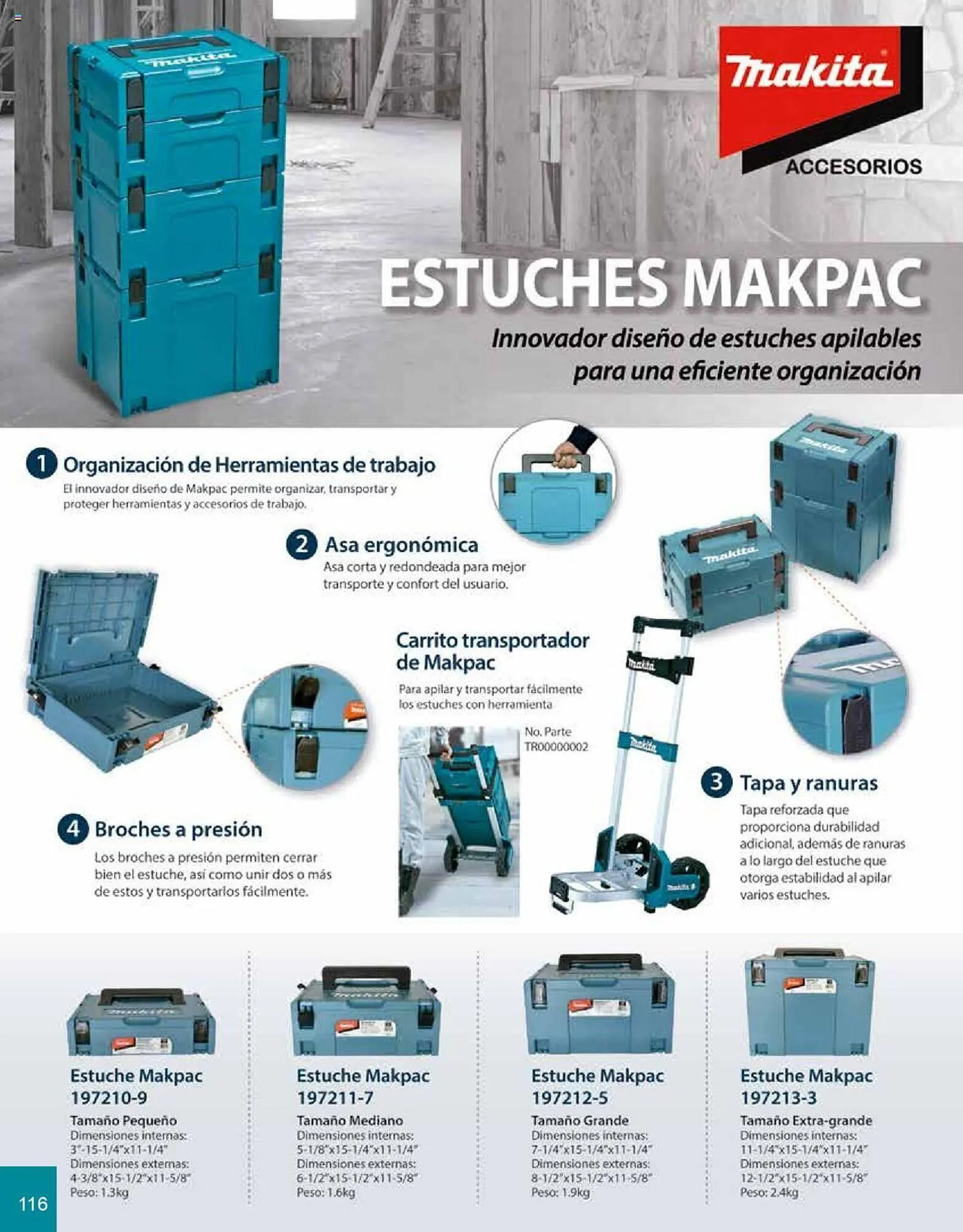 Catálogo de Catálogo Makita 8 de julio al 31 de diciembre 2025 - Pagina 116