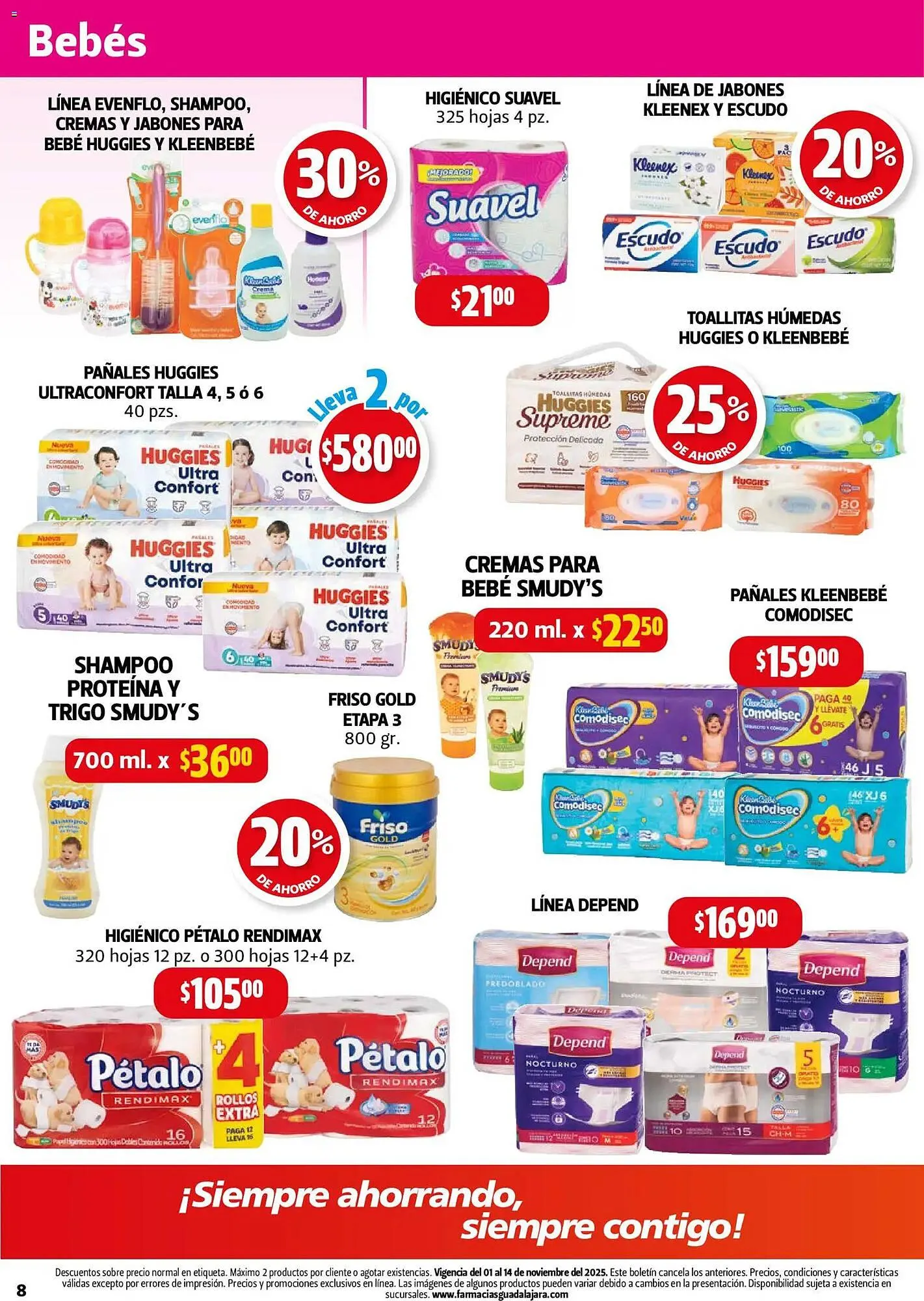 Catálogo de Folleto Farmacias Guadalajara 1 de noviembre al 14 de noviembre 2025 - Pagina 8