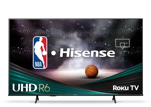 Pantalla Hisense Smart TV R6E4 4K UHD Roku TV 70''