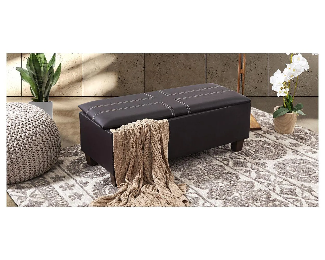 Banca Baúl Ecko II Chocolate