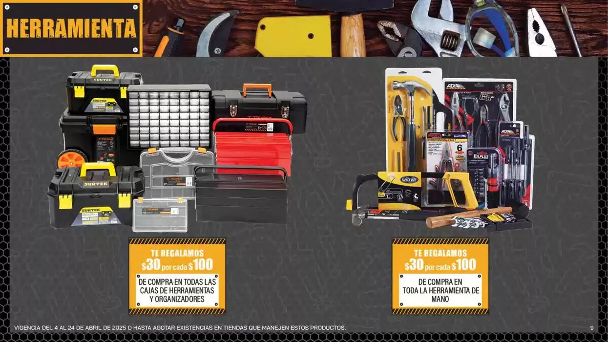 Catálogo de HAZLO TU MISMO, LA COMER 4 de abril al 24 de abril 2025 - Pagina 9