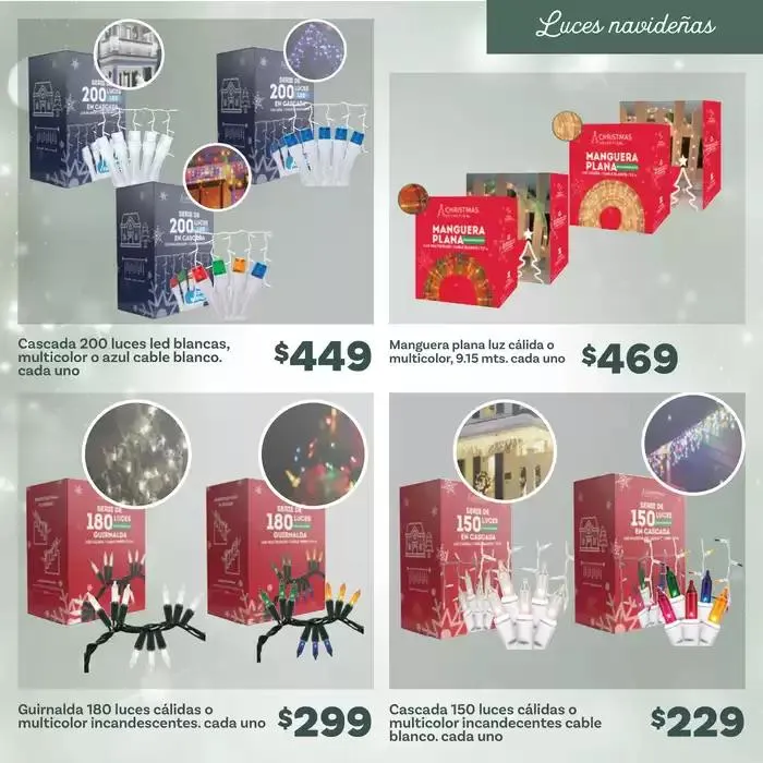 Catálogo de Especial Decoración Navideña Híper 2 de octubre al 12 de noviembre 2024 - Pagina 34