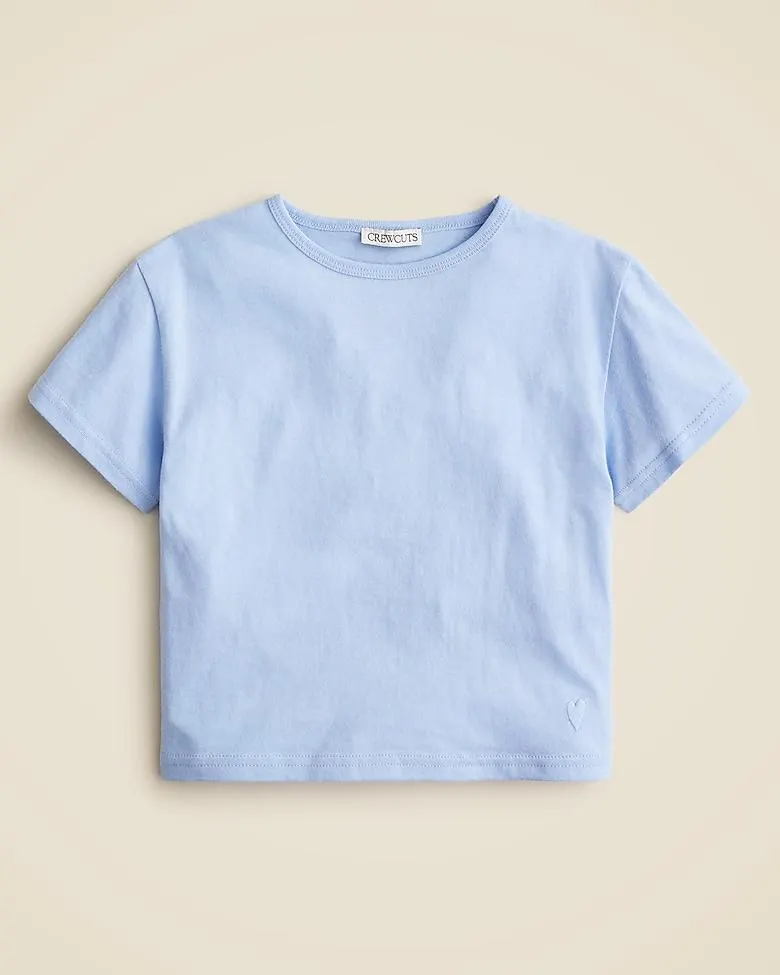 Girls' everyday T-shirt in vintage jersey