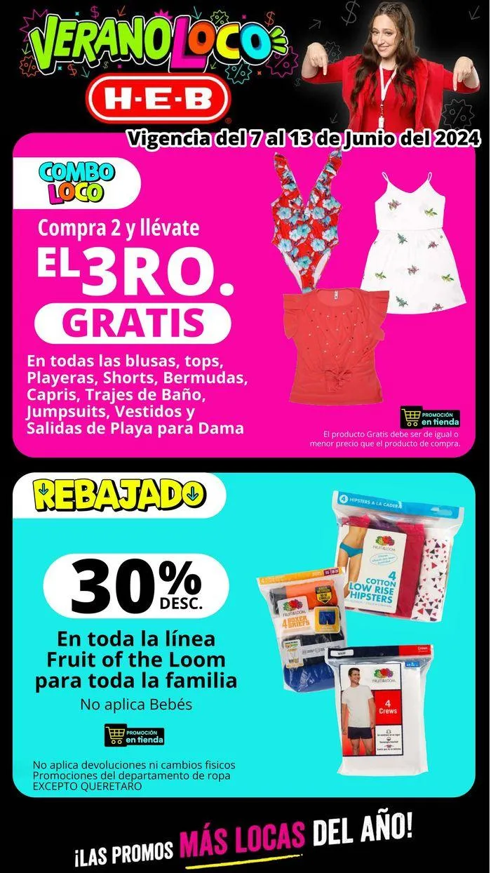 Catálogo de Ofertas HEB - Verano Loco 10 de junio al 13 de junio 2024 - Pagina 10