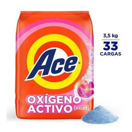 Detergente en Polvo Ace Toque de Downy 3.56 kg