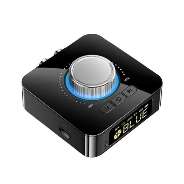 AUX Audio Receptor Transmisor Hugo HiFi Sonido Adaptador recargable para computadora de automóvil