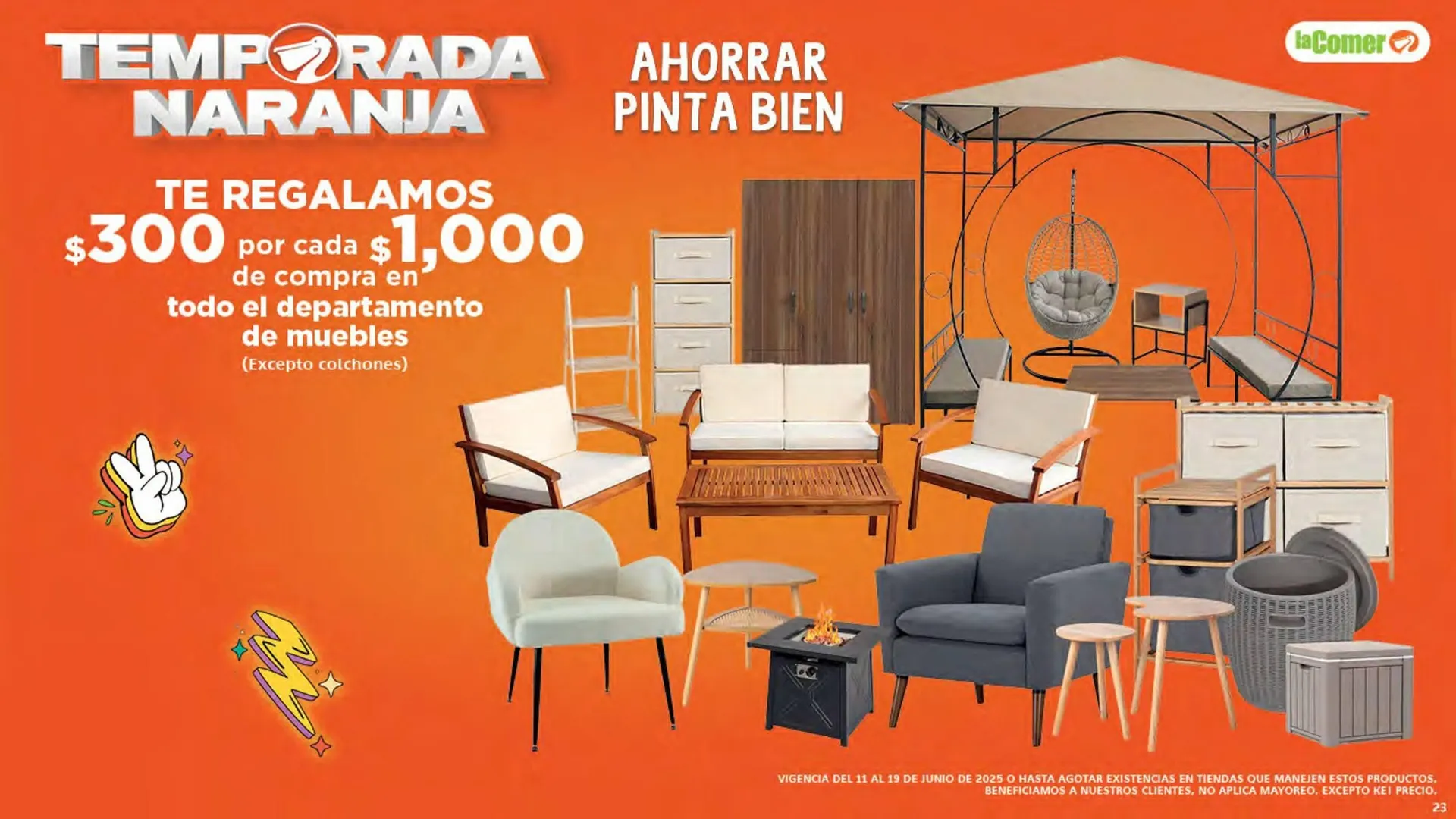 Catálogo de Catálogo La Comer 11 de junio al 19 de junio 2025 - Pagina 23