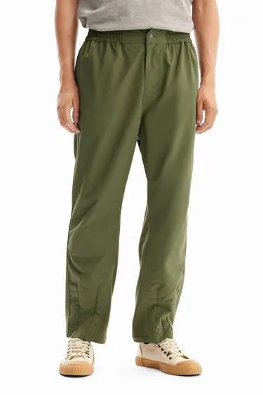 Pantalón híbrido pliegues