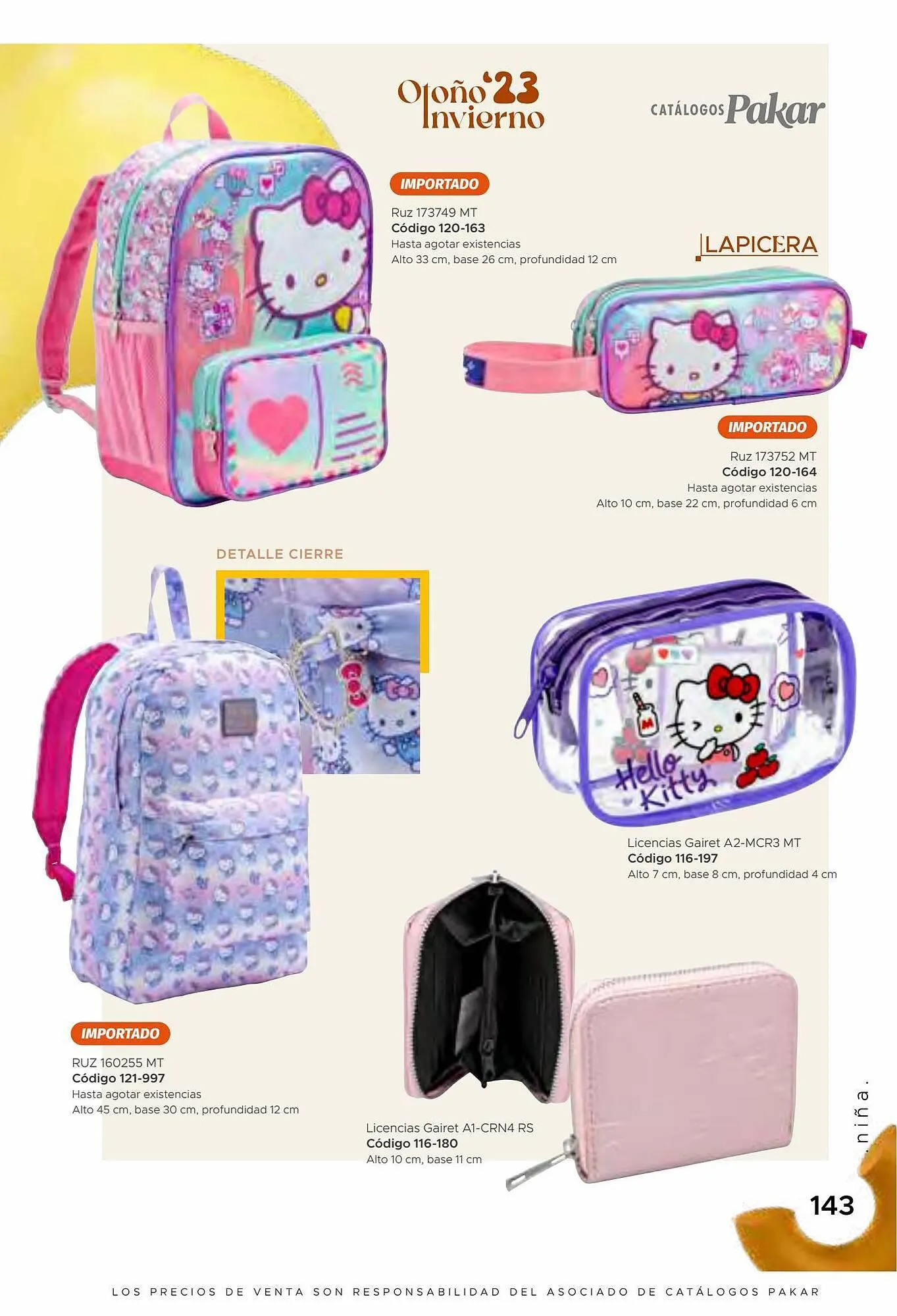 Catálogo de Catálogo SC Pakar 29 de julio al 31 de diciembre 2023 - Pagina 143