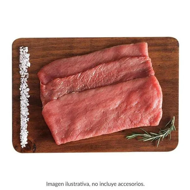 Milanesa de bola de res por kg peso aprox por charola 450 g