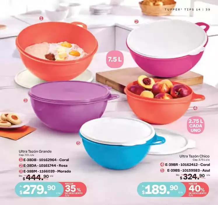 Catálogo de Tupper Tips 14 15 de octubre al 10 de noviembre 2024 - Pagina 39