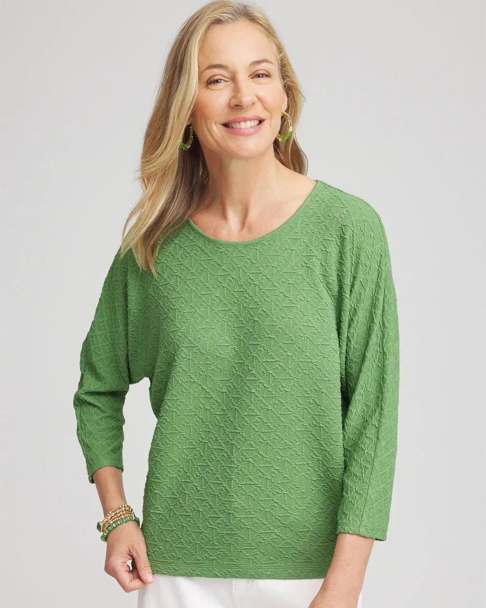 Tapered Banded-Hem Top