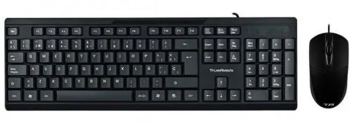 Kit de Teclado y Mouse Acteck AC-928984, Alámbrico, USB, Negro