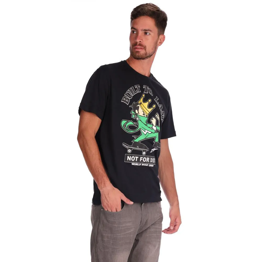 Playera Hummo Hombre Estampado Frontal Con Leyenda