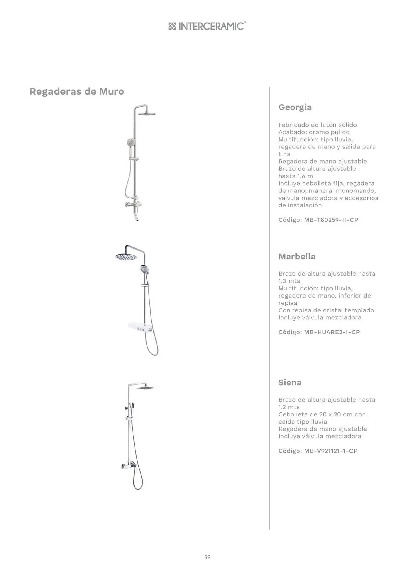 Catálogo de Catálogo Interceramic 3 de octubre al 3 de octubre 2026 - Pagina 99