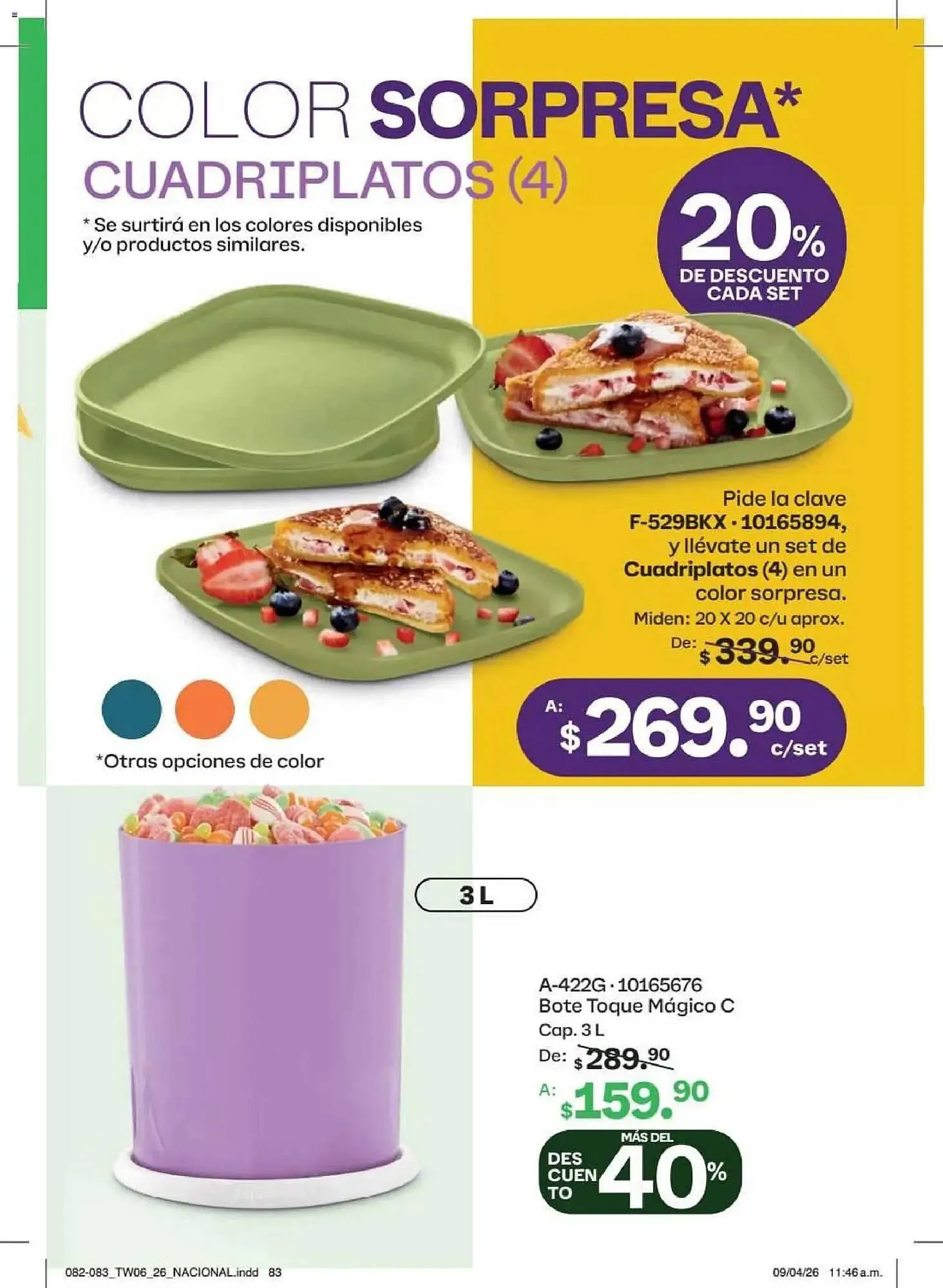Catálogo de Catálogo Tupperware 18 de mayo al 14 de junio 2026 - Pagina 83