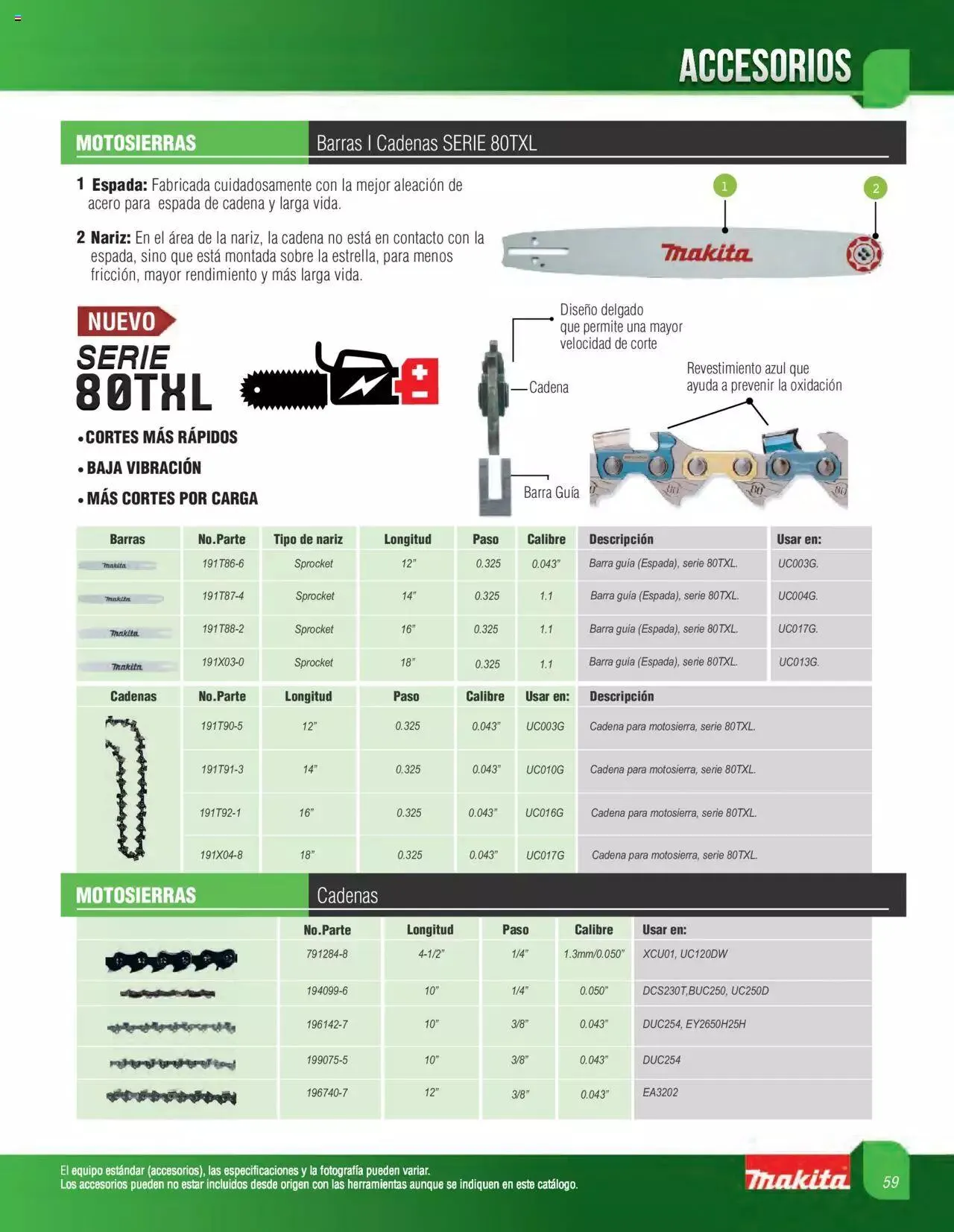 Catálogo de Makita catálogo OPE 16 de mayo al 31 de diciembre 2023 - Pagina 59