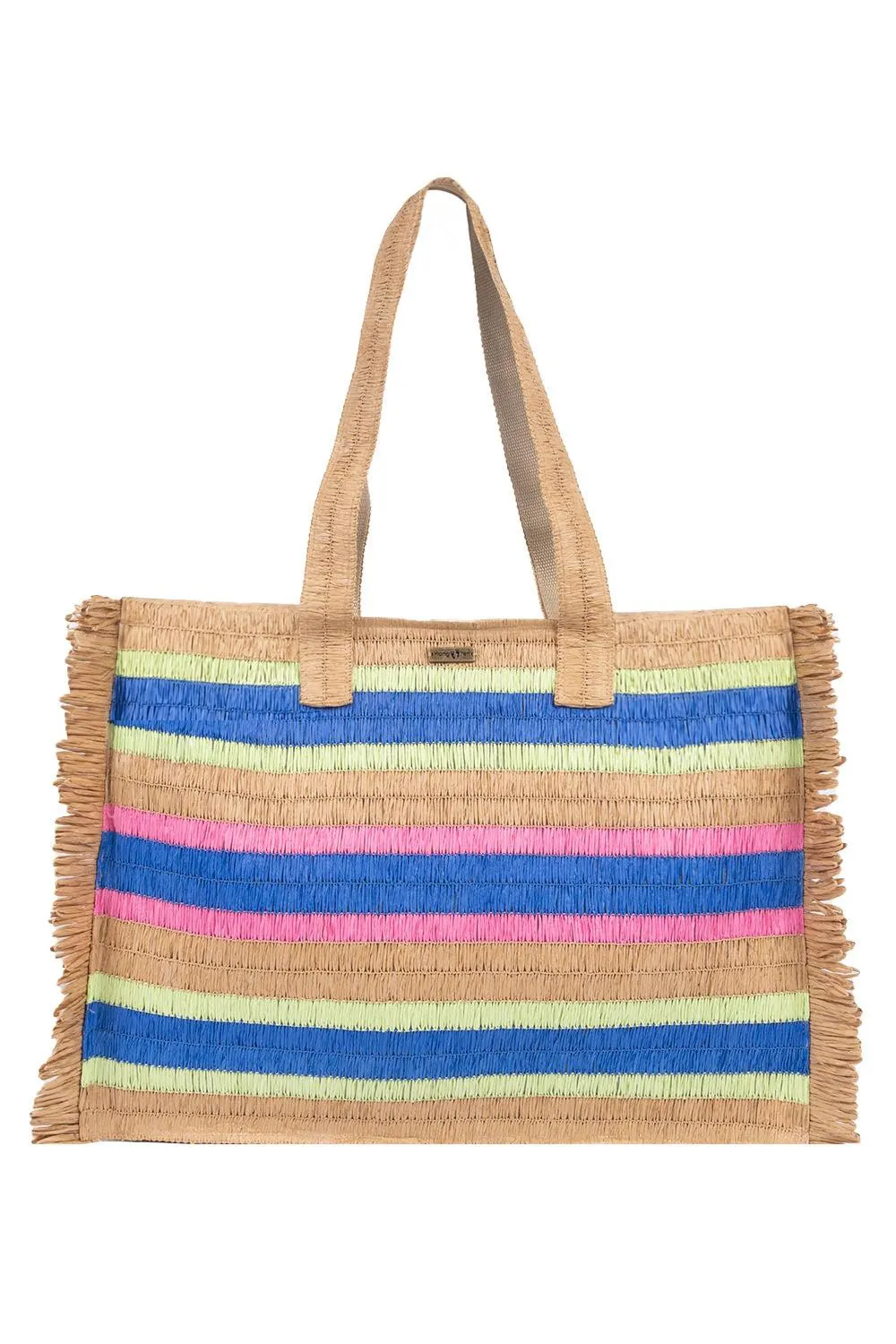 Bolsa tejida multicolor