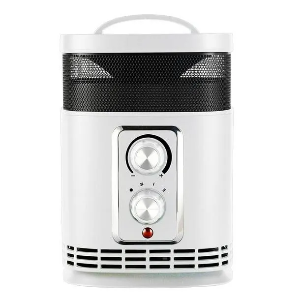 Calefactor Atvio Home de Cerámica Blanco 28.6cm de Alto 1500W