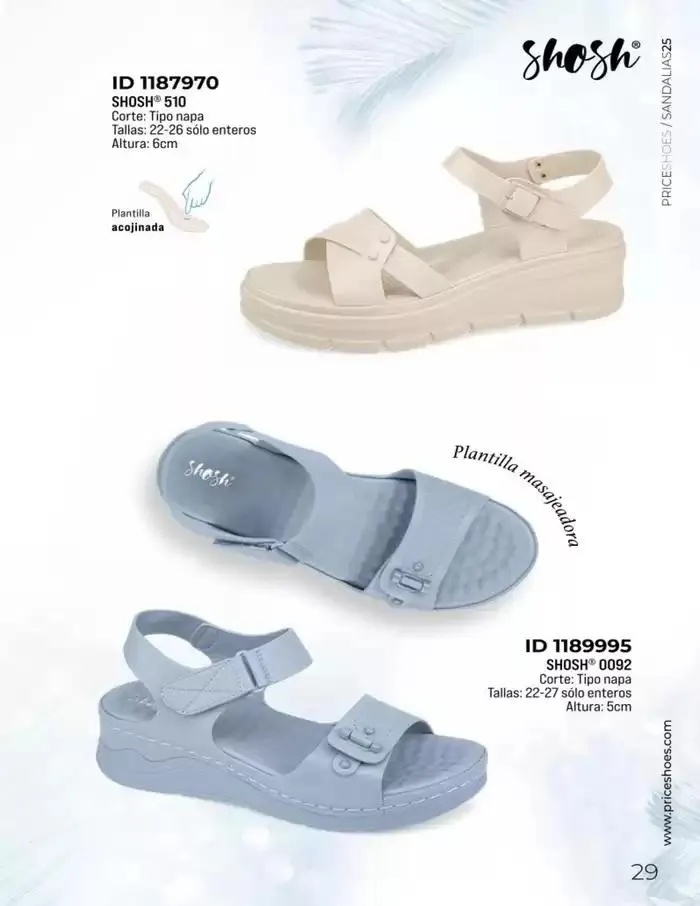 Catálogo de SANDALIAS | CONFORT | 2025 | 1E 11 de marzo al 31 de agosto 2025 - Pagina 29