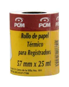 ROLLO TERMICO PCM T5725MPCM 57 X 25 MTS. 55 GMS C22MM