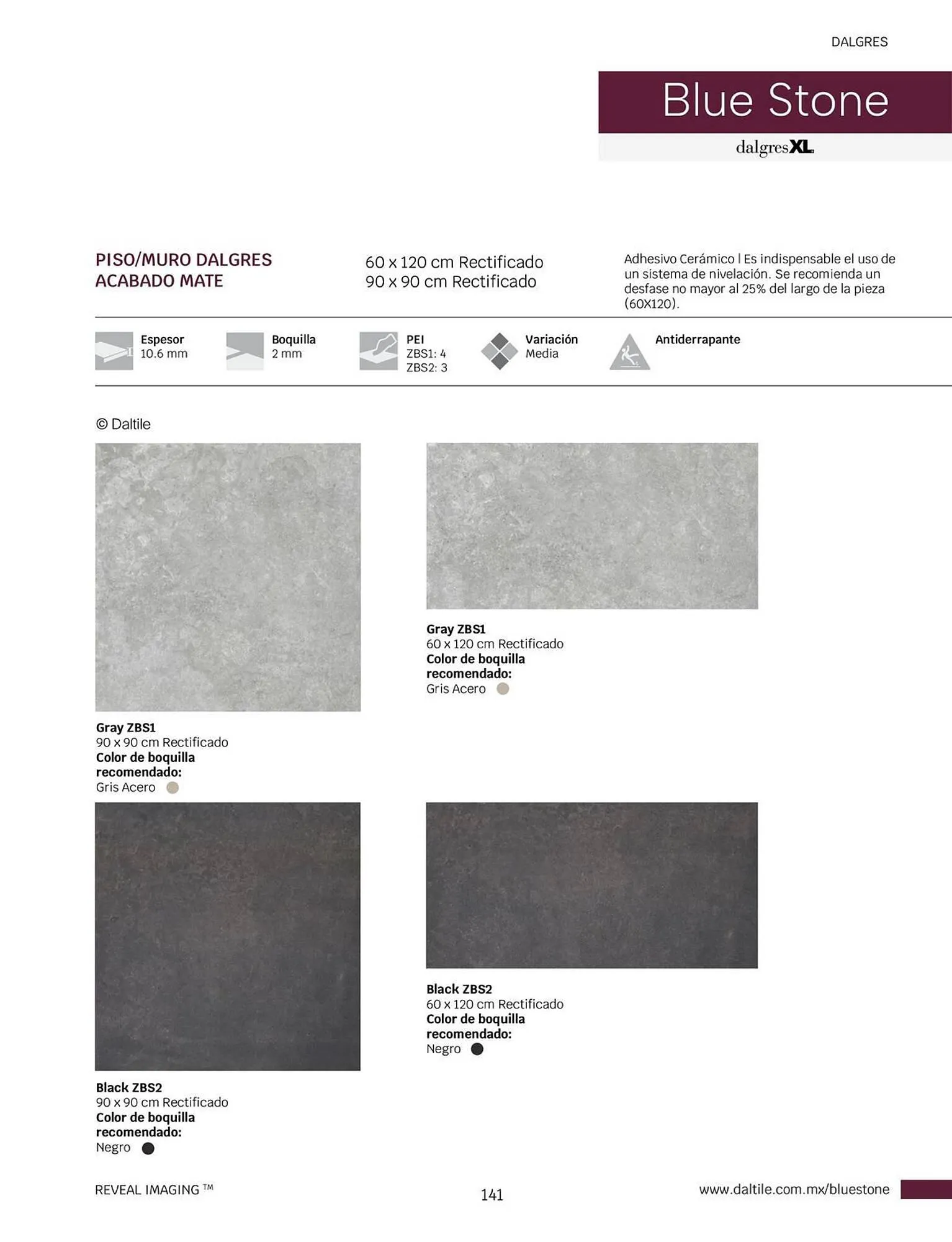 Catálogo de Catálogo Daltile 1 de enero al 31 de diciembre 2024 - Pagina 141