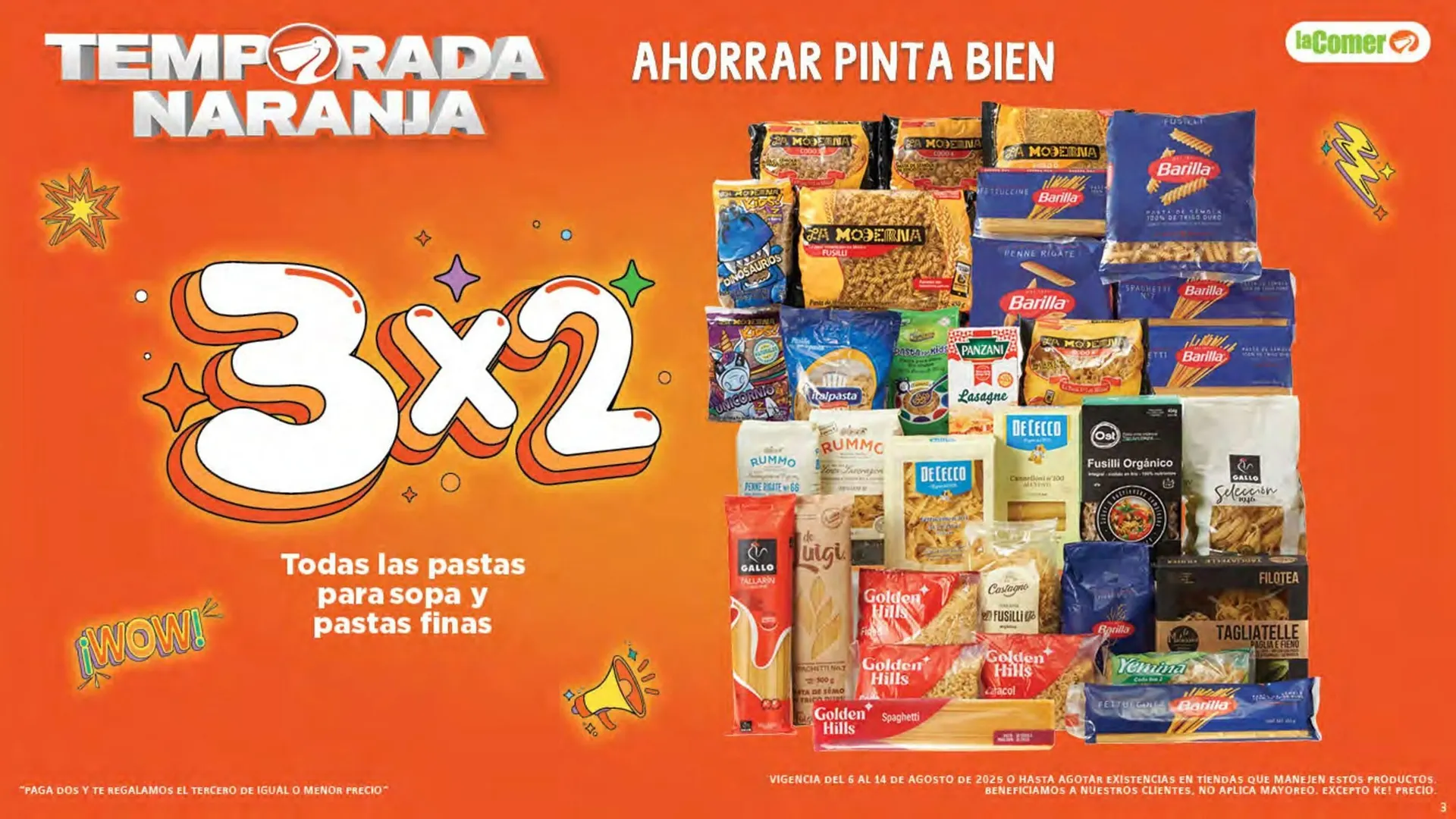 Catálogo de Catálogo La Comer 6 de agosto al 14 de agosto 2025 - Pagina 3