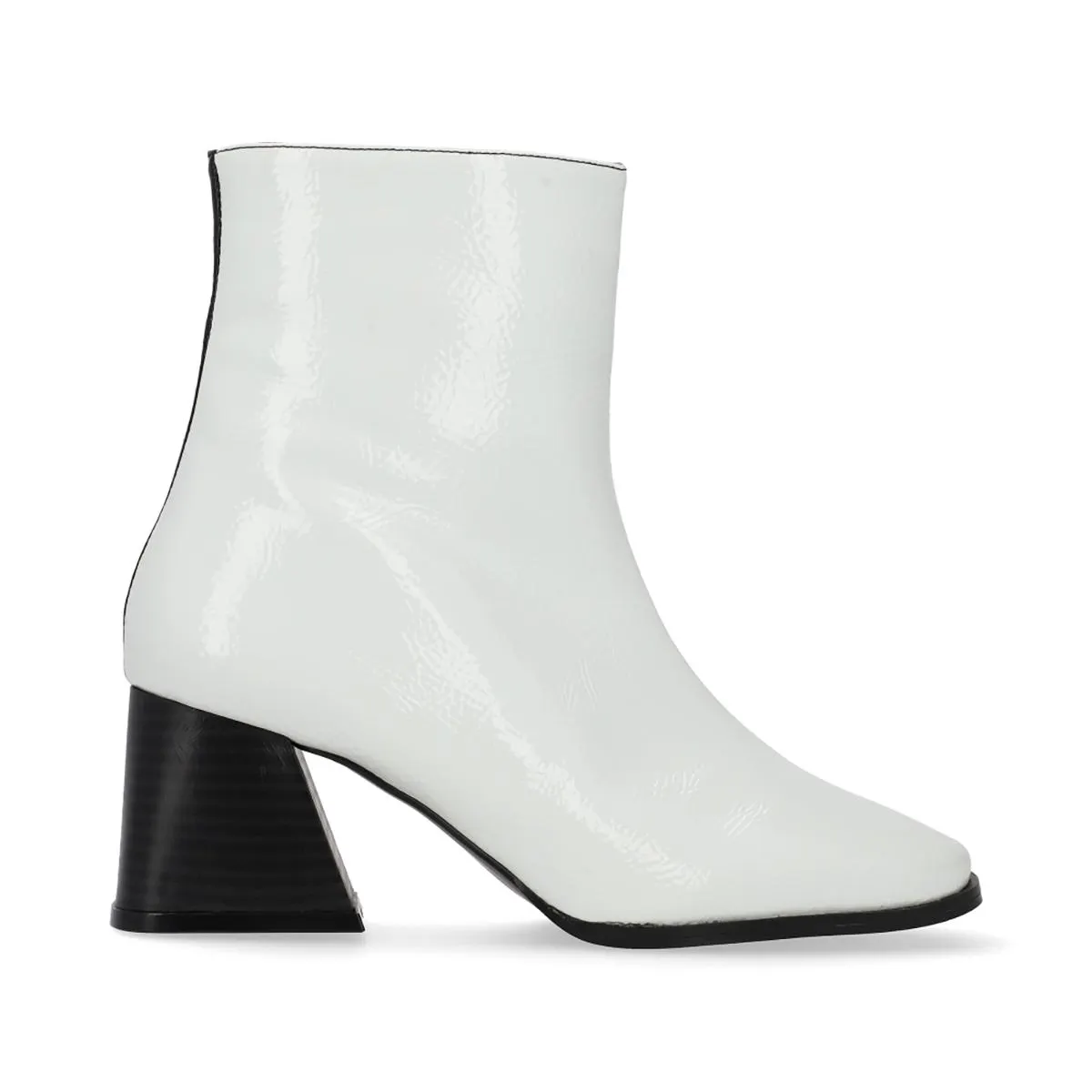 BOTÍN OZONO PARA MUJER ESTILO 650701 BLANCO - NEGRO