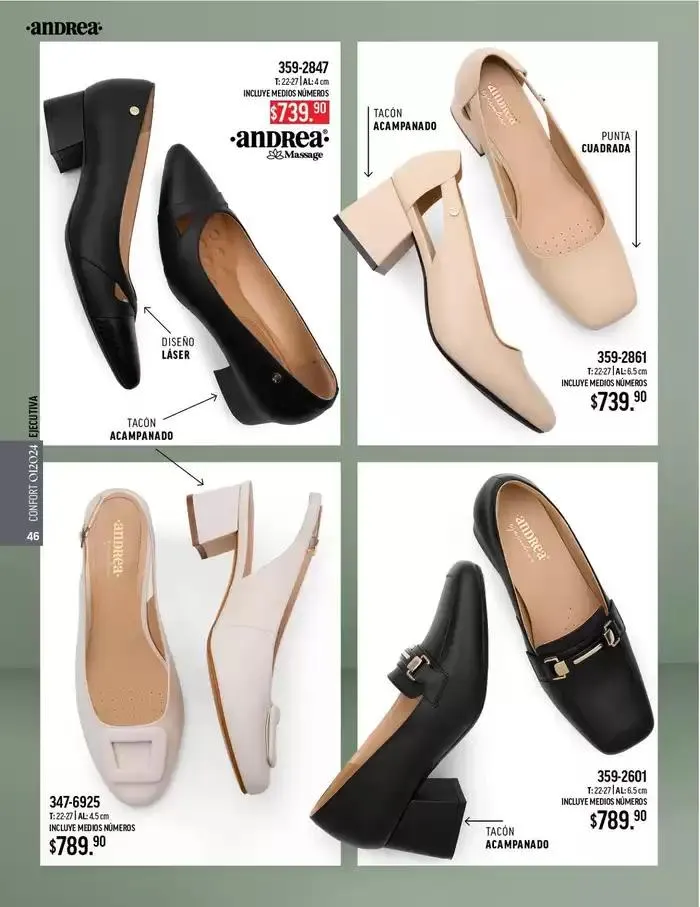 Catálogo de ANDREA - CALZADO CONFORT 26 de agosto al 25 de enero 2025 - Pagina 42