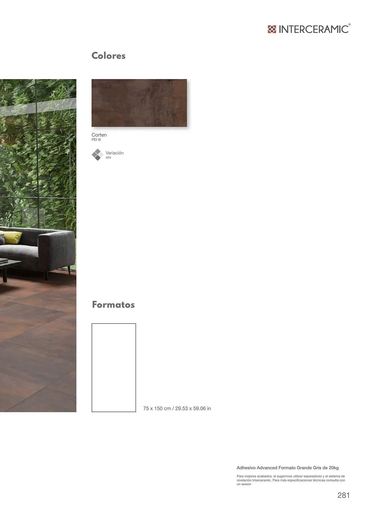 Catálogo de Catálogo Interceramic 12 de marzo al 31 de diciembre 2024 - Pagina 281