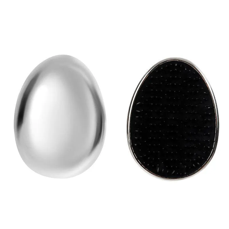 Cepillo Desenredante Para Cabello Plástico Gris