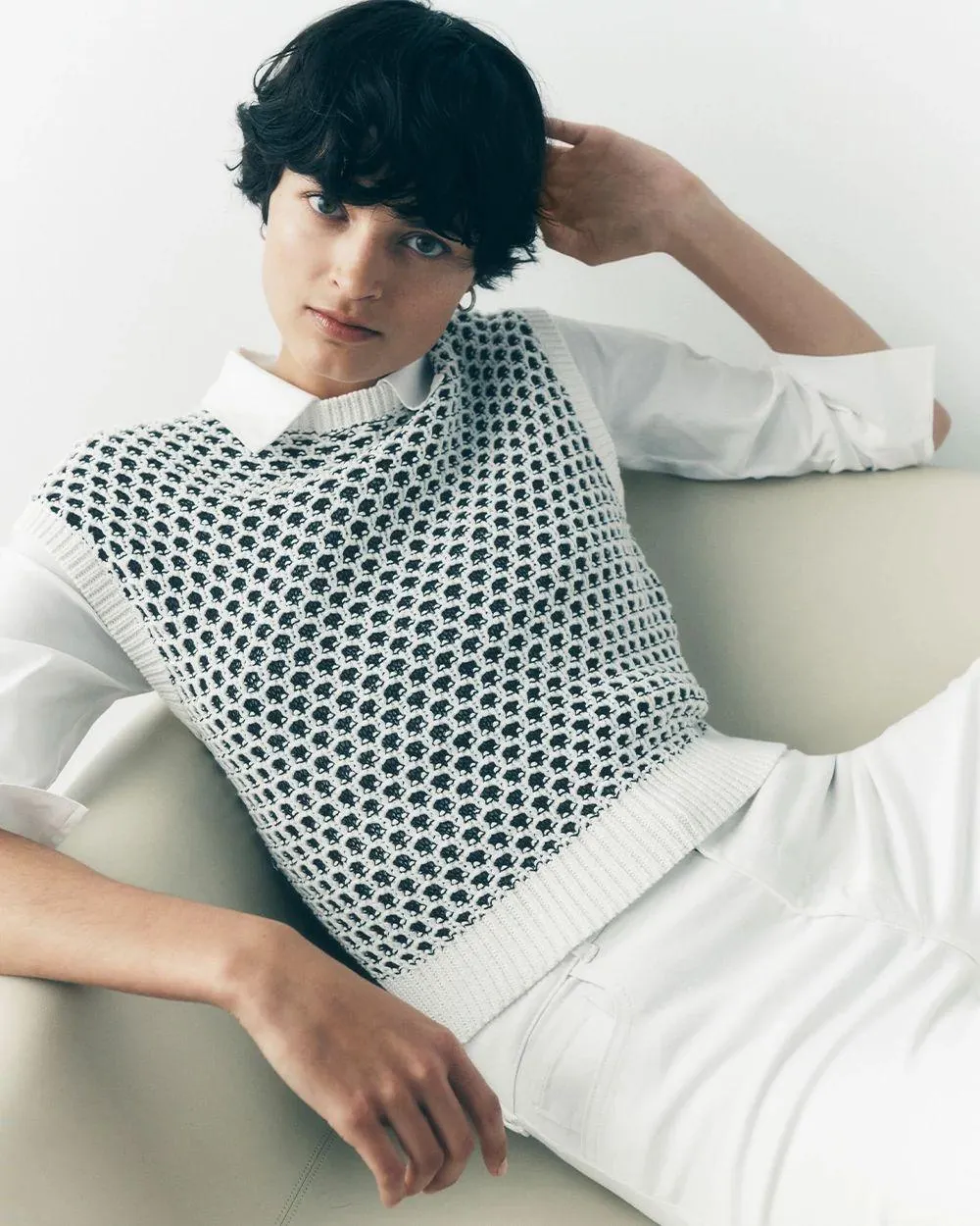 Novelty Textured Pullover Sweater