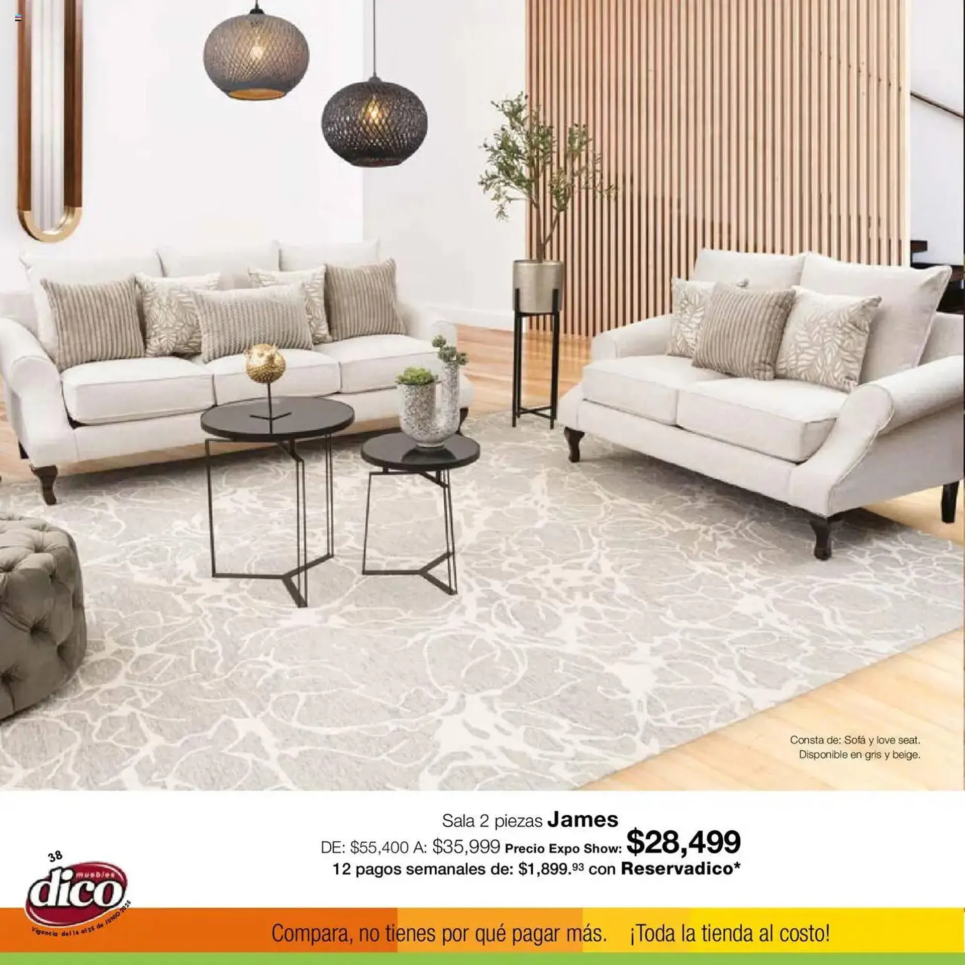 Catálogo de Catálogo Muebles Dico 12 de junio al 25 de junio 2025 - Pagina 36
