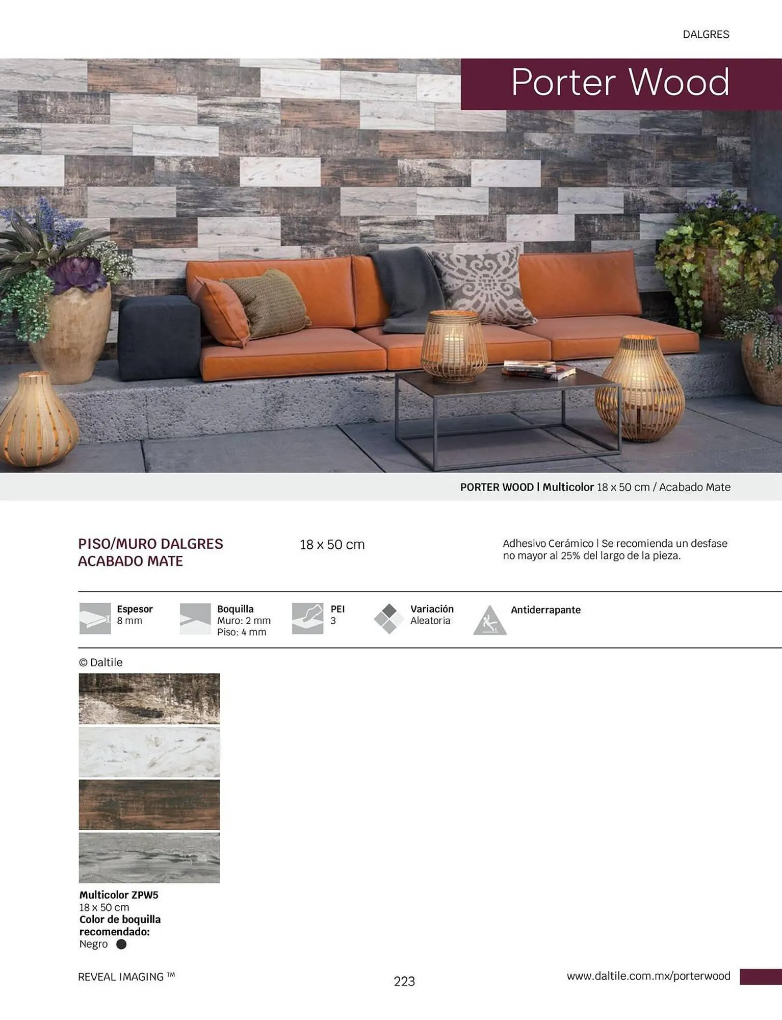 Catálogo de Catálogo Daltile 1 de enero al 31 de diciembre 2024 - Pagina 223