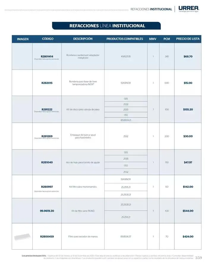Catálogo de Catálogo Residencial 2025 28 de febrero al 28 de febrero 2026 - Pagina 365