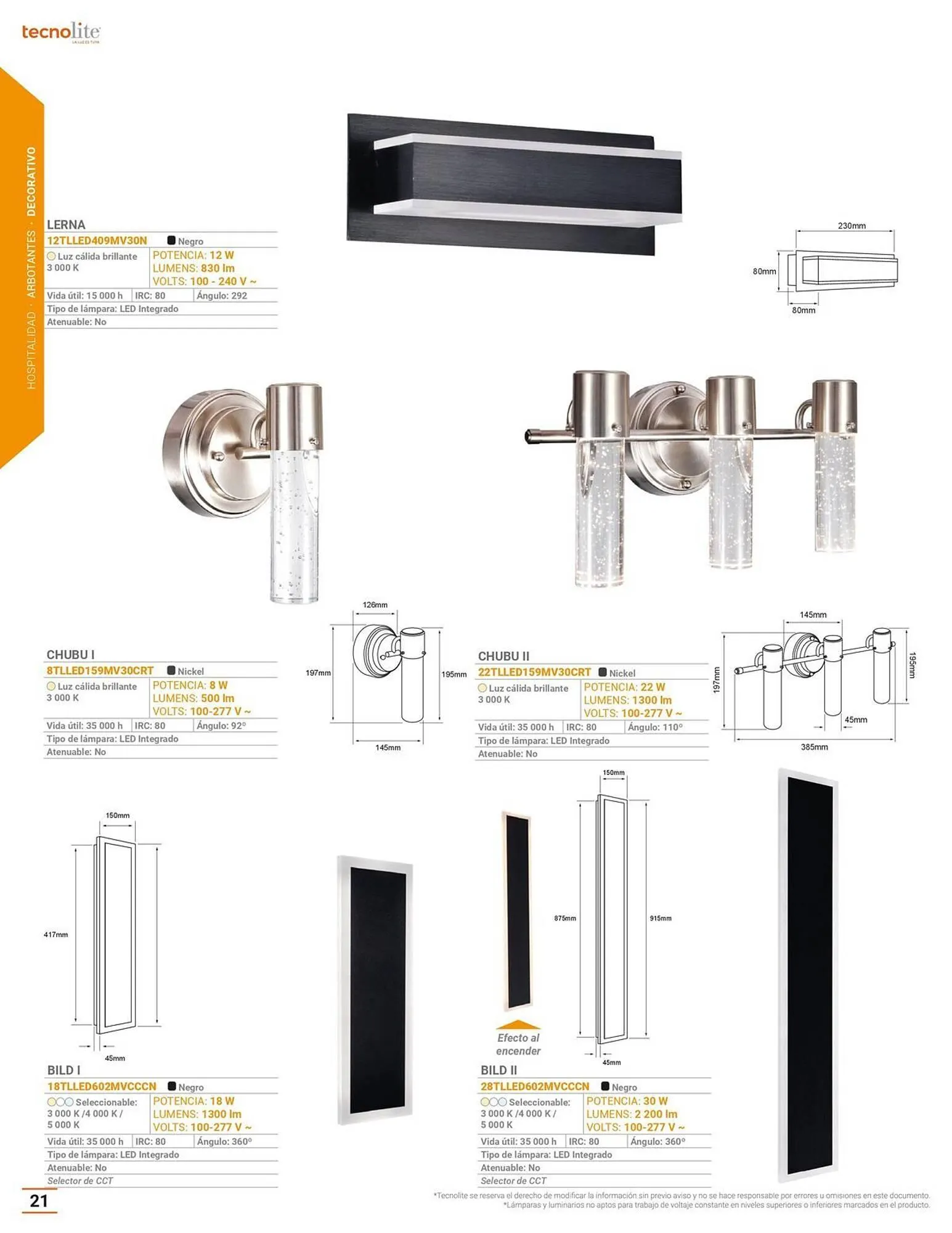 Catálogo de Catálogo Tecnolite 18 de julio al 31 de diciembre 2025 - Pagina 22