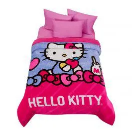 EDREDON SERENITY MATRIMONIAL KITTY HAPPY