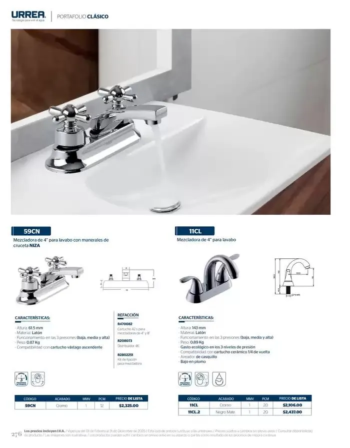 Catálogo de Catálogo Residencial 2025 28 de febrero al 28 de febrero 2026 - Pagina 282