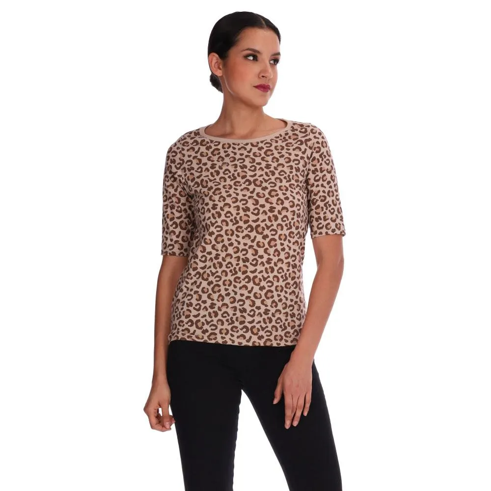 Playera Optima Mujer Diseño Animal Print