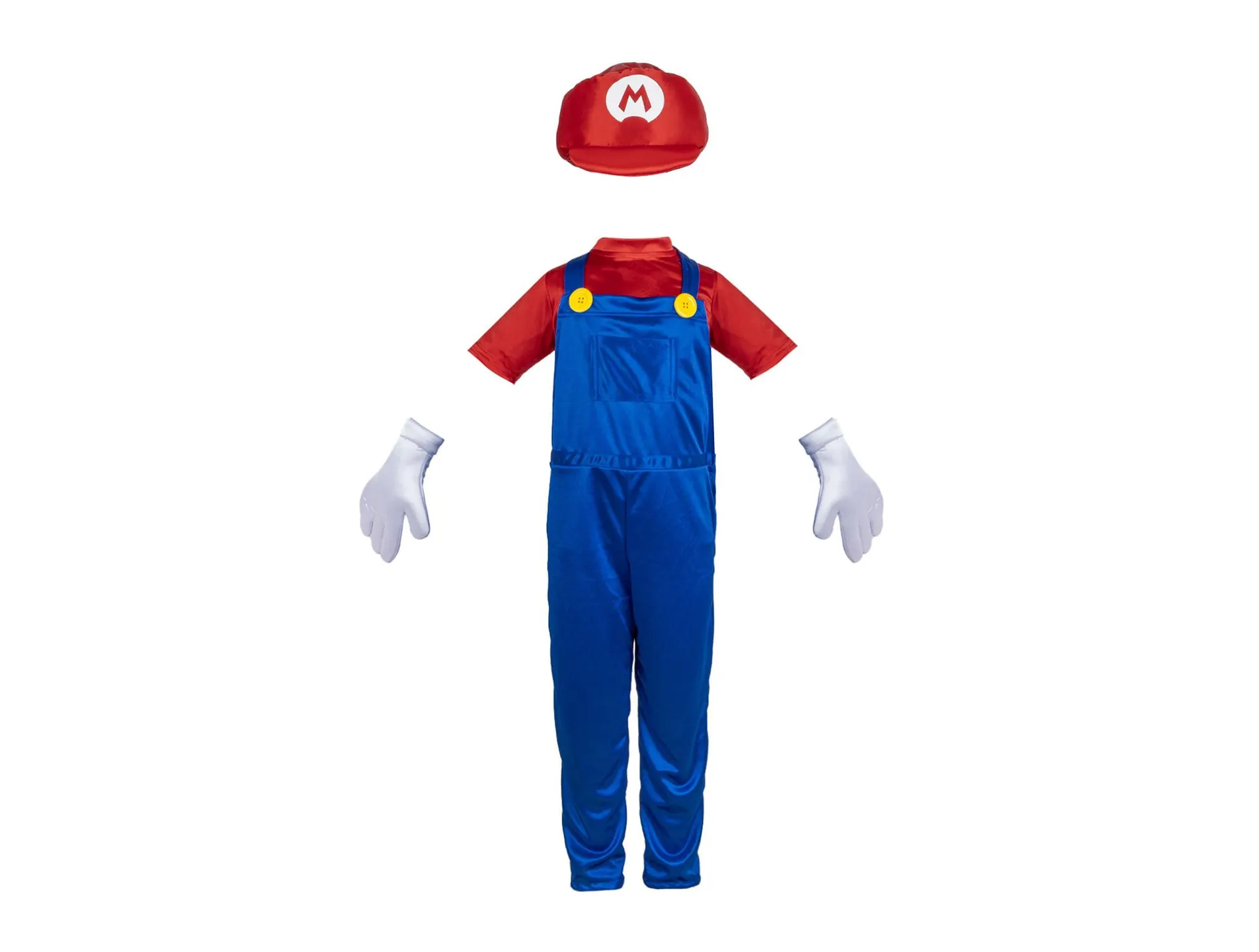 Disfraz Princesita Mia Mario Con Gorro Y Guantes Para Niños 1362 Talla 6