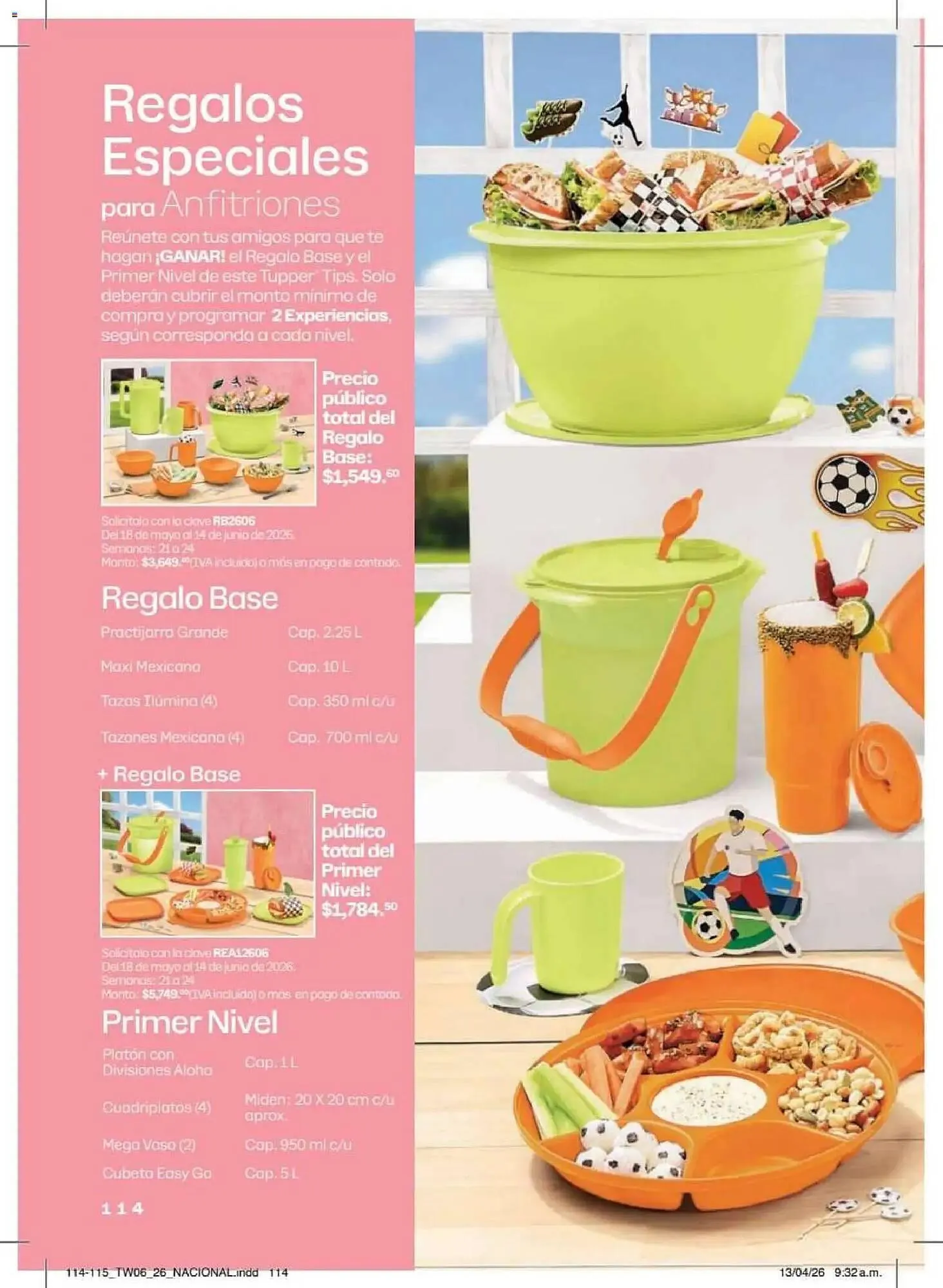Catálogo de Catálogo Tupperware 18 de mayo al 14 de junio 2026 - Pagina 114